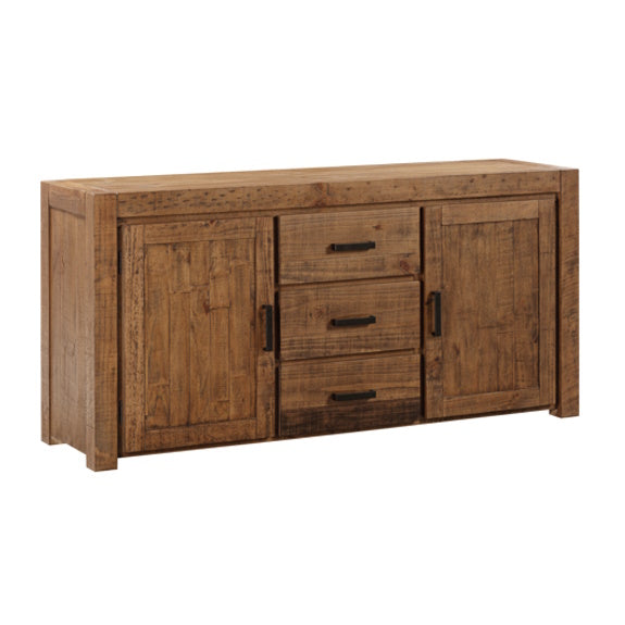 Hugo 1650mm Timber Buffet - Rustic Pine