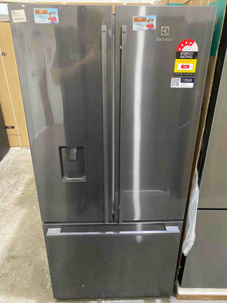 Electrolux 491L French Door Fridge Freezer with Water Dispenser - Dark Stainless Steel (UltimateTaste 700)