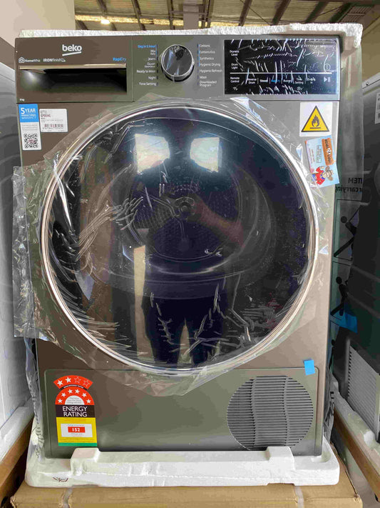 Beko 9kg Hybrid Heat Pump Dryer with Steam - Graphite