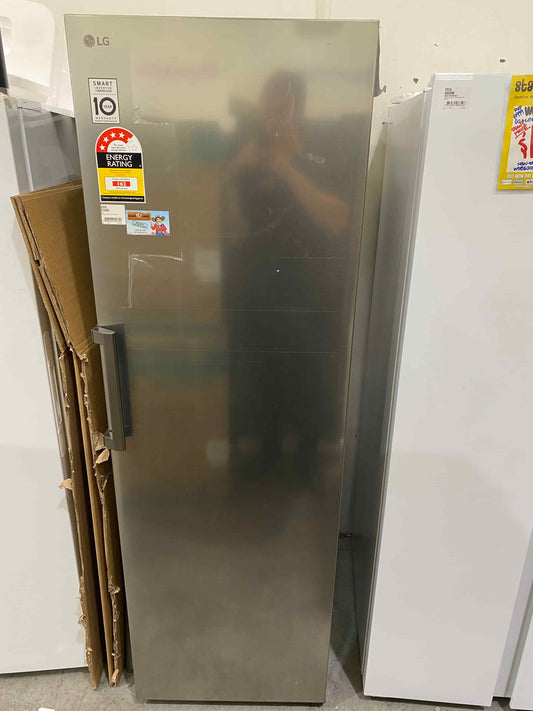 LG 386L One Door Vertical Fridge - Stainless