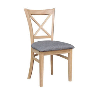 Java Timber Dining Chair - Natural/Grey
