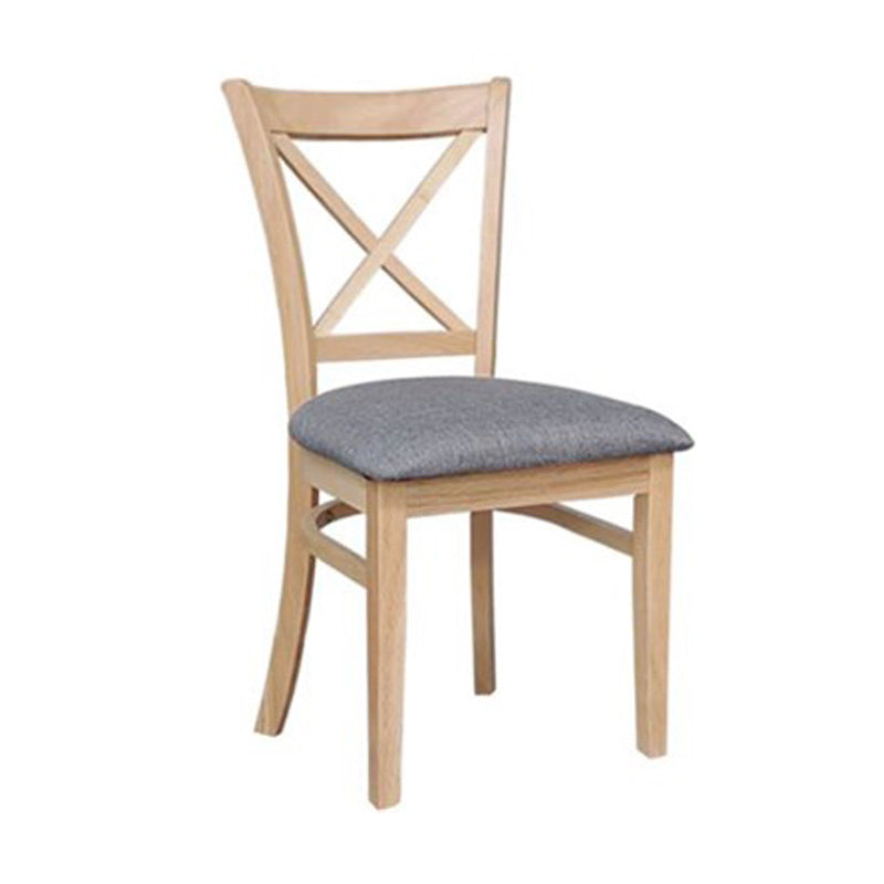 Java Timber Dining Chair - Natural/Grey