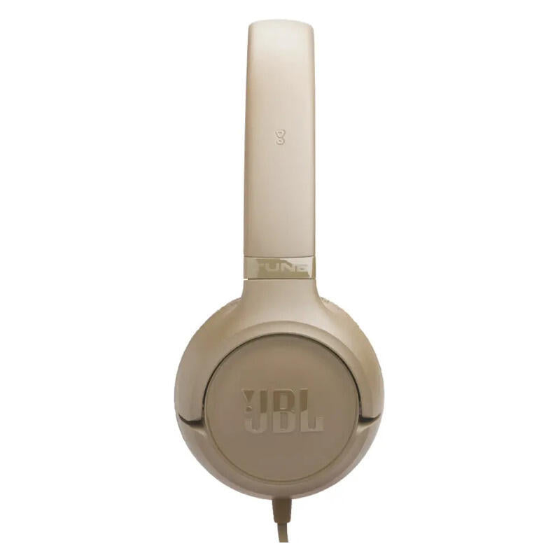 JBL Tune 530 Wired USB-C On-Ear Headphones - Beige