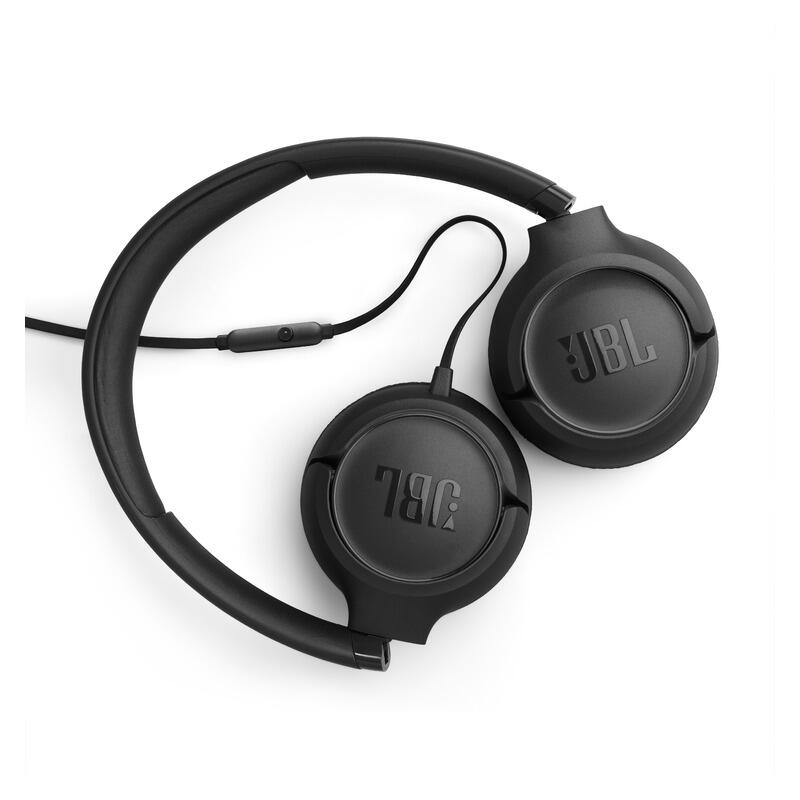 JBL Tune 530 Wired 3.5mm On-Ear Headphones - Black