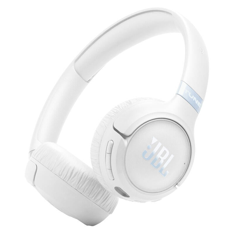 JBL Tune 680NC Wireless On-Ear Noise Cancelling Headphones - White