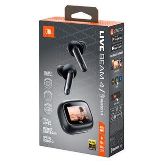 JBL Live Beam 4 TWS Adaptive Noise Cancelling Earbuds - Black