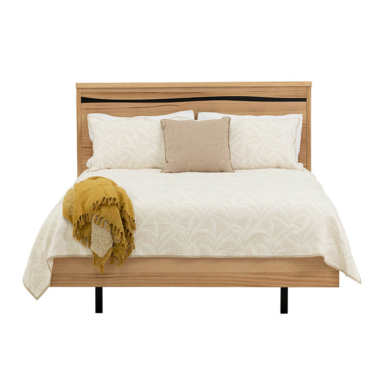Kaitlyn Timber Queen Bed with Live Edge - Mountain Ash