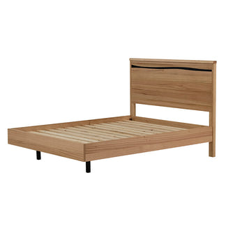 Kaitlyn Timber Queen Bed with Live Edge - Mountain Ash