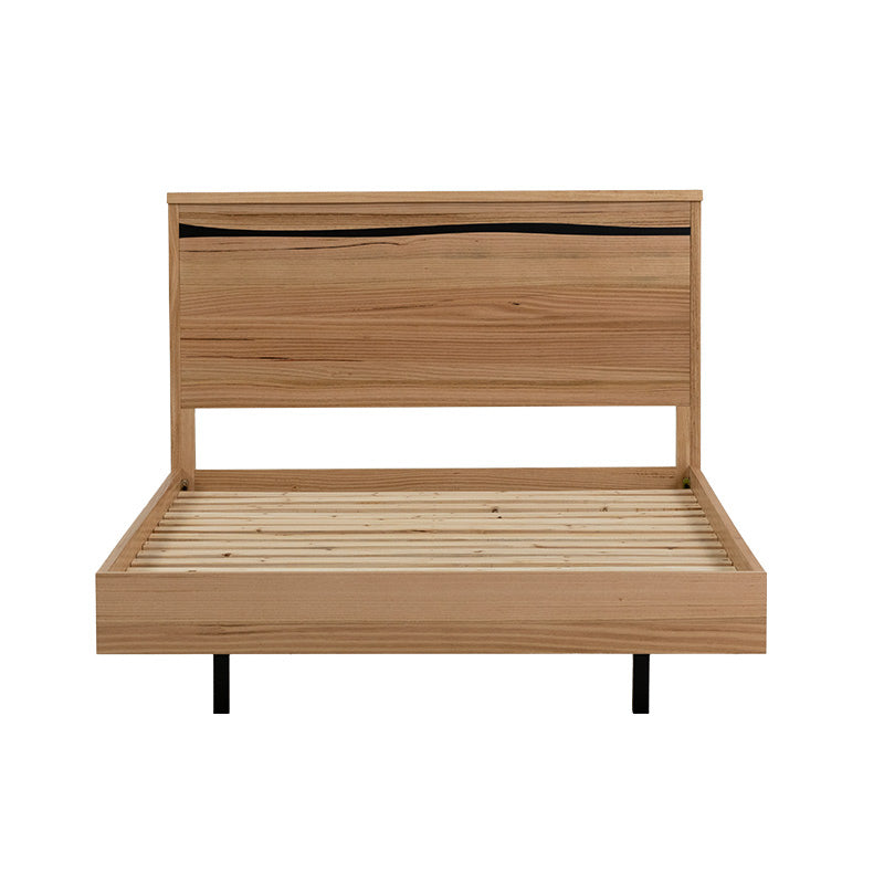 Kaitlyn Timber Queen Bed with Live Edge - Mountain Ash