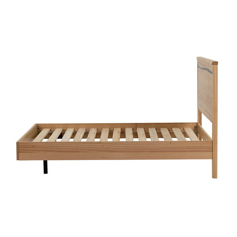 Kaitlyn Timber Queen Bed with Live Edge - Mountain Ash