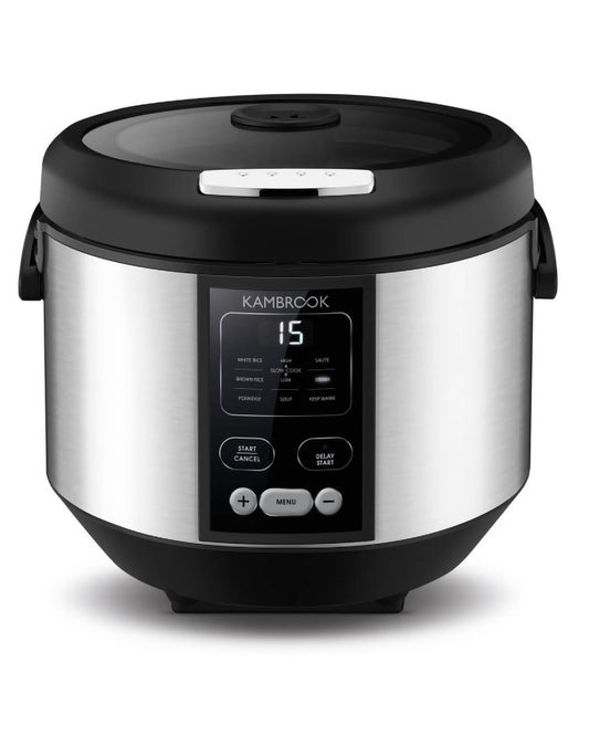 Kambrook Health Steam Plus Multi Cooker Black Stainless Steel