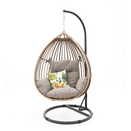 Koala Hanging Egg Chair - Marina/Taupe