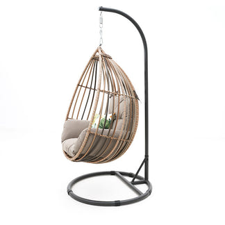 Koala Hanging Egg Chair - Marina/Taupe