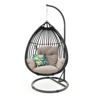 Koala Hanging Egg Chair - Castle Grey/Taupe