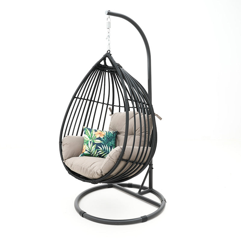 Koala Hanging Egg Chair - Castle Grey/Taupe