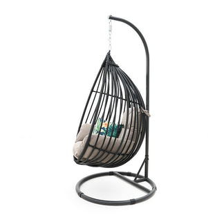 Koala Hanging Egg Chair - Castle Grey/Taupe
