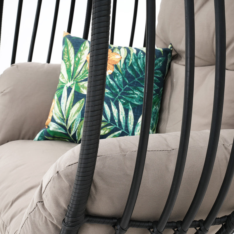 Koala Hanging Egg Chair - Castle Grey/Taupe