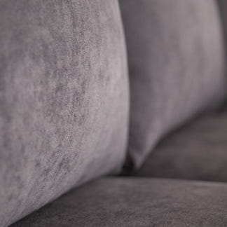 Kristie 3 Seater Fabric Sofa Bed with LHF Chaise - Dark Grey