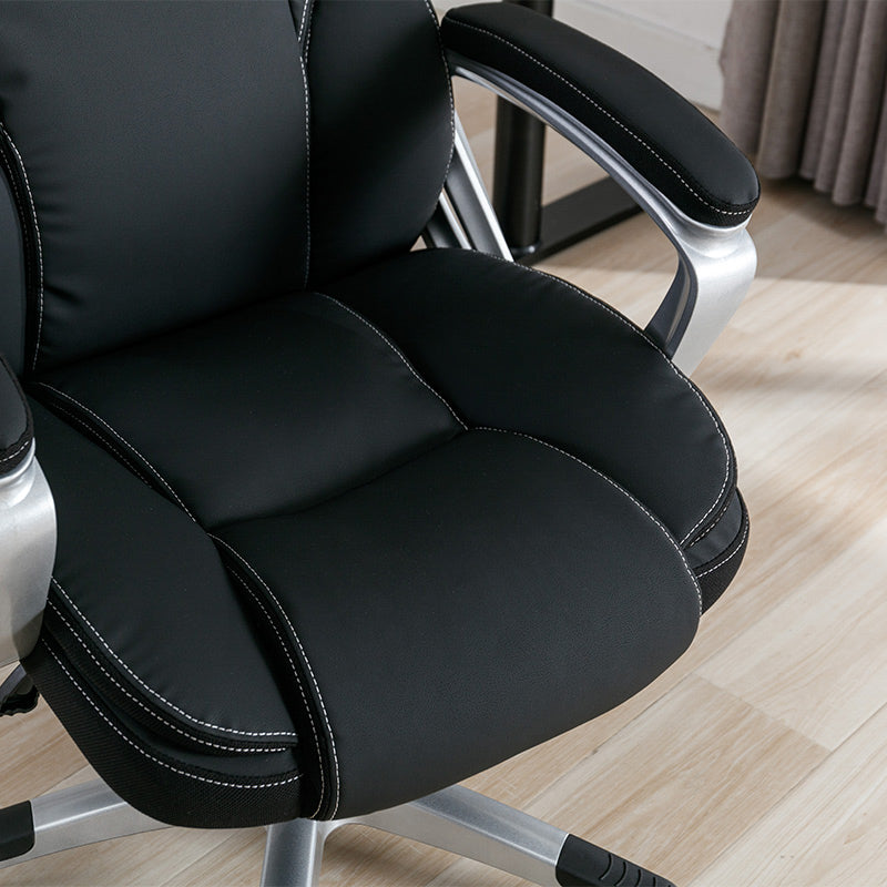 Legacy Gas Lift Gaming and Office Chair - Black/Silver