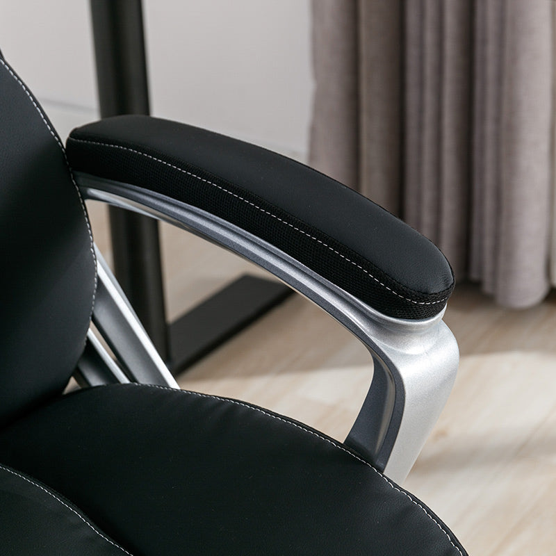 Legacy Gas Lift Gaming and Office Chair - Black/Silver