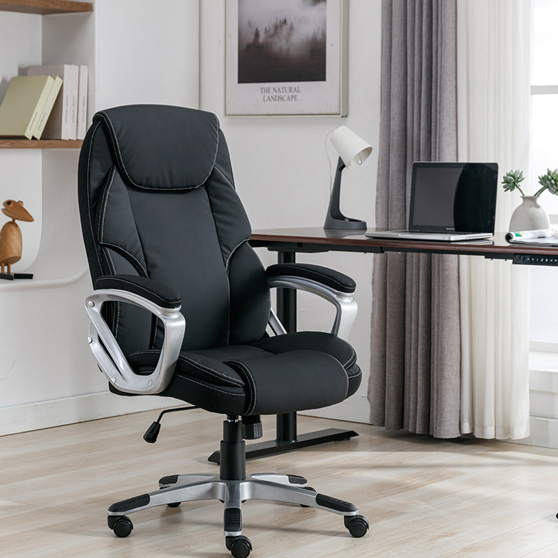 Legacy Gas Lift Gaming and Office Chair - Black/Silver