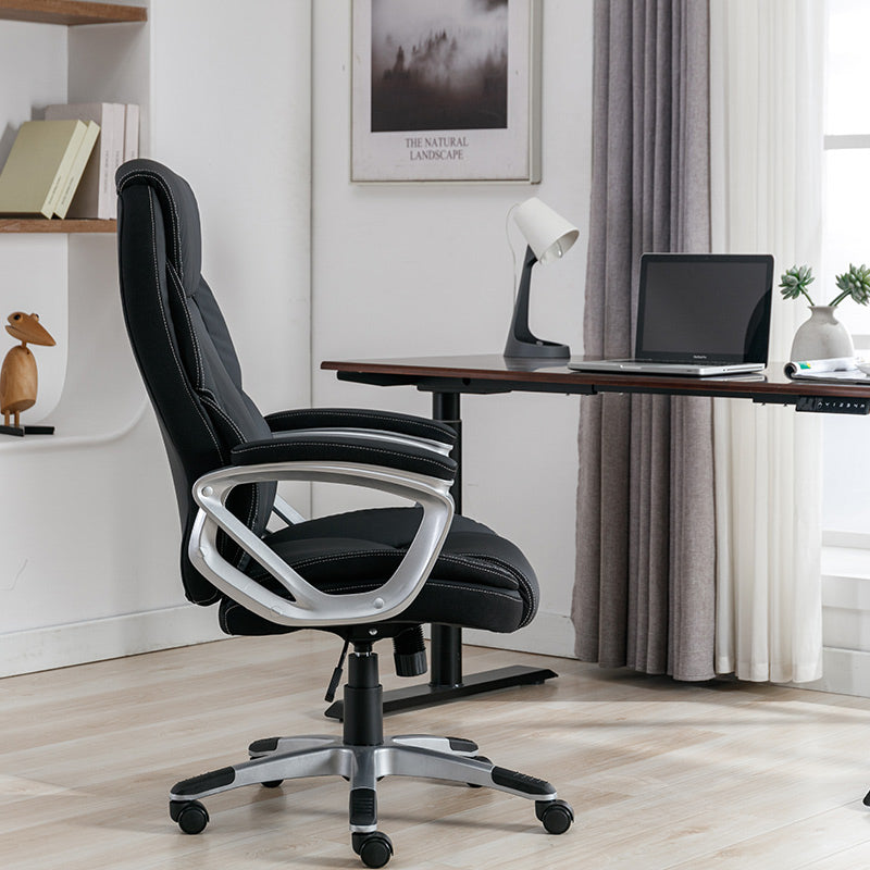 Legacy Gas Lift Gaming and Office Chair - Black/Silver