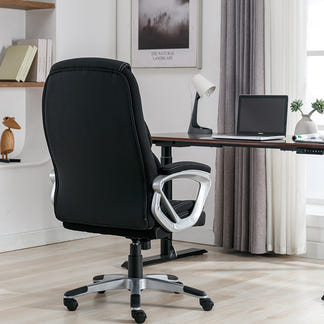 Legacy Gas Lift Gaming and Office Chair - Black/Silver