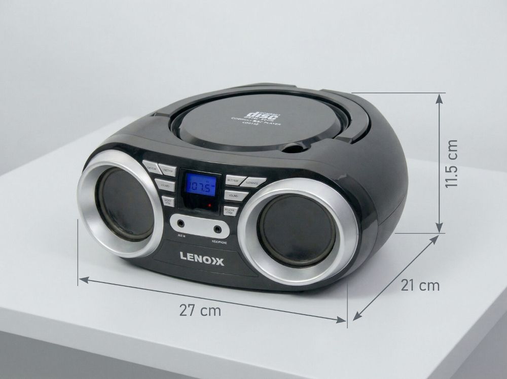 Lenoxx Basic Portable CD Player - Black