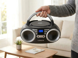 Lenoxx Basic Portable CD Player - Black