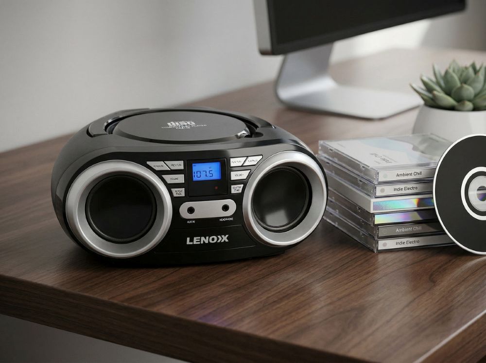Lenoxx Basic Portable CD Player - Black