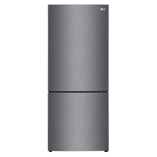 LG 420 Litre Bottom Mount Refrigerator - Dark Graphite