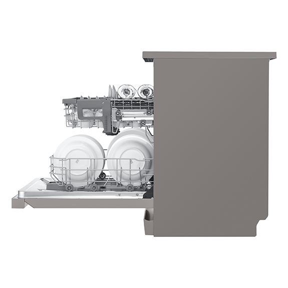 LG 60cm QuadWash Dishwasher - Platinum Steel