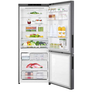 LG 420 Litre Bottom Mount Refrigerator - Dark Graphite