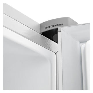 LG 436L Bottom Mount Fridge with Zero Clearance Hinges - Matte White