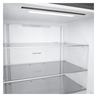 LG 436L Bottom Mount Fridge with Zero Clearance Hinges - Stainless Steel