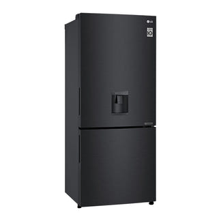 LG 420 Litre Bottom Mount Refrigerator - Matte Black