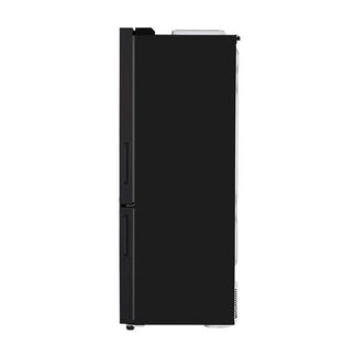 LG 420L Bottom Mount Fridge Freezer - Black Steel