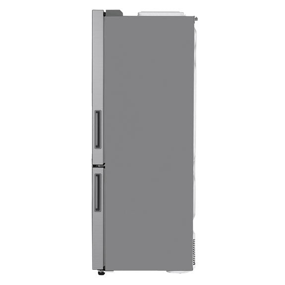 LG 420 Litre Bottom Mount Refrigerator - Stainless Steel
