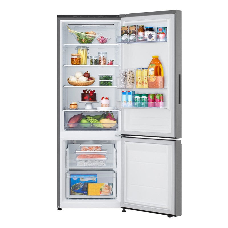 LG 335L Bottom Mount Refrigerator - Stainless Steel