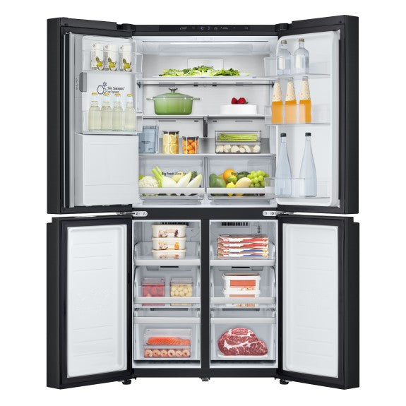 LG 508L Slim French Door Fridge - Matte Black