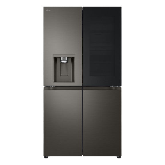 LG 642 Litre  French Door Refrigerator with InstaView - Black Stainless Steel