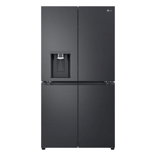 LG 637L Quad Door Fridge Freezer with Water Dispenser - Dark Stainless Steel