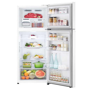 LG 375 Litre Top Mount Refrigerator - White