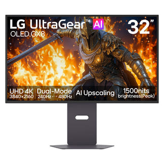 LG 32" UltraGear 4k UHD OLED with AGLR Gaming Monitor