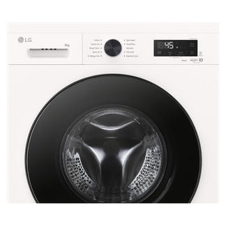 LG 8kg Front Load Washing Machine (Series 1) - Essence White