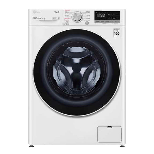 LG 10kg Front Load Washing Machine - White (Series 5)