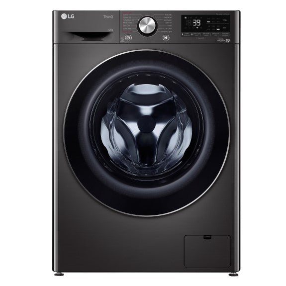 LG 12kg/8kg Washer Dryer Combo - Black