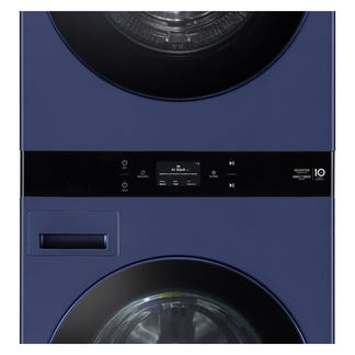 LG 19kg + 10kg Smart AI WashTower All-In-One Stacked Washer Dryer Combo - Navy Blue