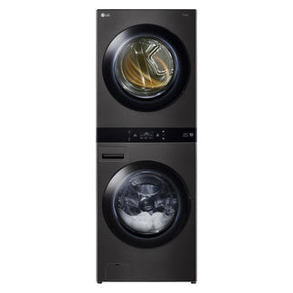 LG 19kg + 10kg Smart AI WashTower All-In-One Stacked Washer Dryer Combo - Black