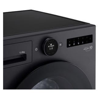 LG 12kg + 8kg Smart AI Front Load Washing Machine and Dryer Combo – Matte Black (Series 10)